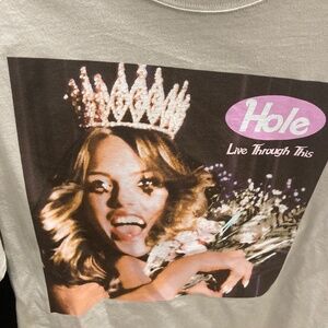 NWT Hole Live Through This Tee